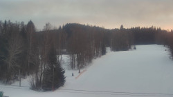 Dojezd hlavní sjezdovky