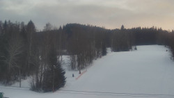 Dojezd hlavní sjezdovky