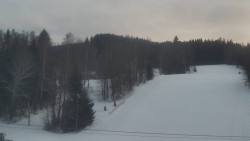 Dojezd hlavní sjezdovky