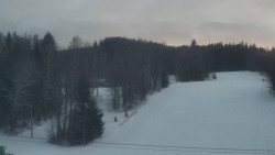 Dojezd hlavní sjezdovky