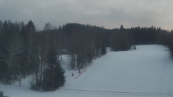 Dojezd hlavní sjezdovky