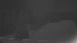 Dojezd hlavní sjezdovky