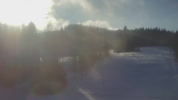 Dojezd hlavní sjezdovky