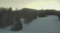 Dojezd hlavní sjezdovky