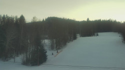 Dojezd hlavní sjezdovky