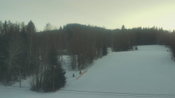 Dojezd hlavní sjezdovky