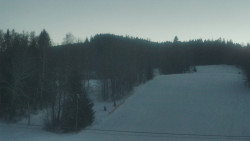 Dojezd hlavní sjezdovky