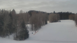 Dojezd hlavní sjezdovky