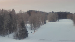 Dojezd hlavní sjezdovky