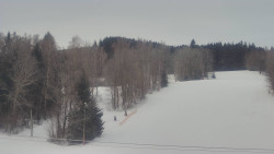 Dojezd hlavní sjezdovky