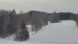 Dojezd hlavní sjezdovky