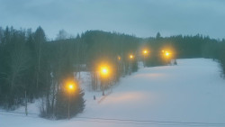 Dojezd hlavní sjezdovky