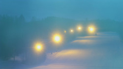 Dojezd hlavní sjezdovky