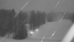 Dojezd hlavní sjezdovky