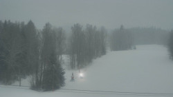 Dojezd hlavní sjezdovky