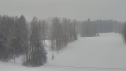 Dojezd hlavní sjezdovky