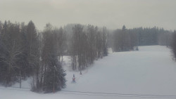 Dojezd hlavní sjezdovky