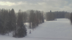 Dojezd hlavní sjezdovky