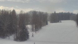 Dojezd hlavní sjezdovky