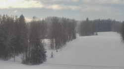 Dojezd hlavní sjezdovky