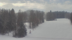 Dojezd hlavní sjezdovky