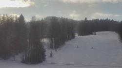 Dojezd hlavní sjezdovky