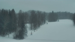 Dojezd hlavní sjezdovky