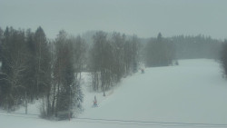 Dojezd hlavní sjezdovky