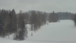 Dojezd hlavní sjezdovky