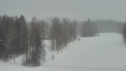 Dojezd hlavní sjezdovky