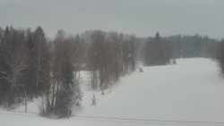 Dojezd hlavní sjezdovky