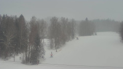 Dojezd hlavní sjezdovky