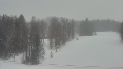 Dojezd hlavní sjezdovky