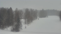 Dojezd hlavní sjezdovky