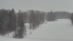 Dojezd hlavní sjezdovky