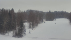 Dojezd hlavní sjezdovky