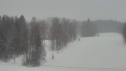 Dojezd hlavní sjezdovky