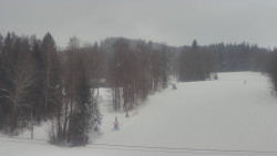 Dojezd hlavní sjezdovky