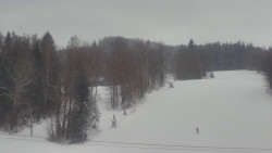 Dojezd hlavní sjezdovky