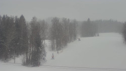 Dojezd hlavní sjezdovky