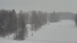 Dojezd hlavní sjezdovky