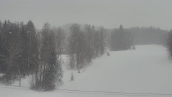 Dojezd hlavní sjezdovky