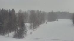 Dojezd hlavní sjezdovky