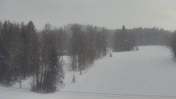 Dojezd hlavní sjezdovky