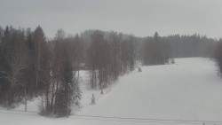 Dojezd hlavní sjezdovky