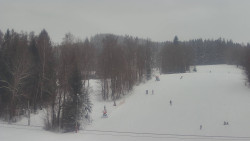 Dojezd hlavní sjezdovky