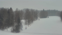 Dojezd hlavní sjezdovky