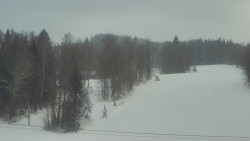 Dojezd hlavní sjezdovky