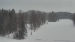 Dojezd hlavní sjezdovky