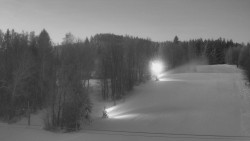 Dojezd hlavní sjezdovky